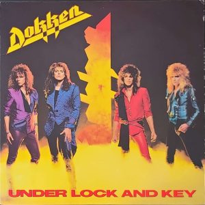 dokken - under lock and key (Original Canadian pressing) (vg+) ( vg+)