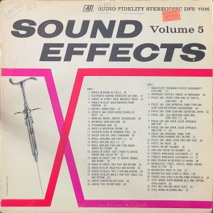 SOUND EFFECTS - VOLUME 5