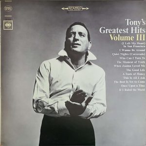TONY BENNET - GREATEST HITS VOLUME III