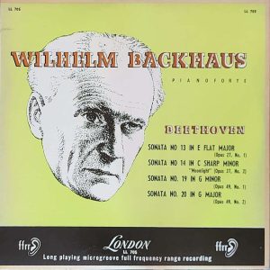 WILHELM BACKHAUS - BEETHOVEN